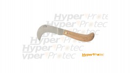 Couteau serpette bois de Teck spécial électricien