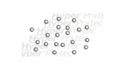 Lot de 30 billes acier de 10 mm pour munitions lance pierre ou fronde