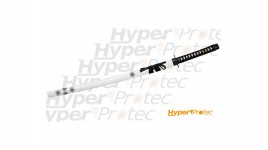 Katana blanc Kaori avec décor en étoiles pour décoration