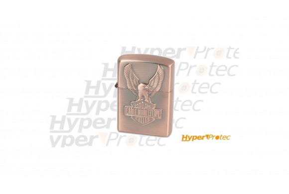 Briquet zippo motor eagle aspect cuivre